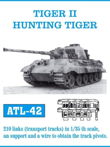 Friulmodel Tracks for Tiger II Hunting Tiger. Transport Track 1:35 (ATL-042)