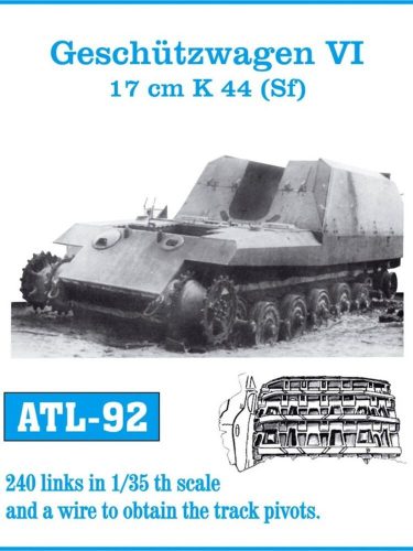 Friulmodel Tracks for Geschützwagen VI 17cm K44 (Sf) 1:35 (ATL-092)