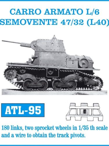 Friulmodel Tracks for CARRO ARMATO L/6 SEMOVENTE 47/32 L40 1:35 (ATL-095)