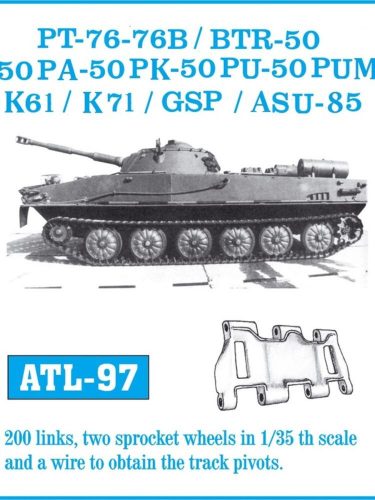 Friulmodel Tracks for PT-76/GSZP-55 BTR-50/BTR-50PU 1:35 (ATL-097)