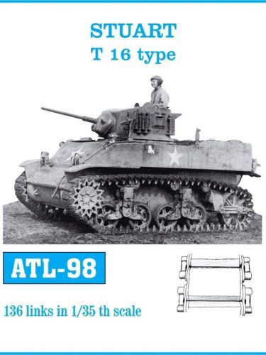 Friulmodel Tracks for Stuart T 16 Type Einzelkettenglieder 1:35 (ATL-098)