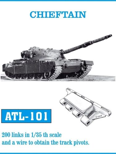 Friulmodel Tracks for Chieftain Einzelkettenglieder 1:35 (ATL-101)