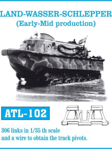 Friulmodel Tracks for LAND-WASSER-SCHLEPPER (Early-Mid product 1:35 (ATL-102)