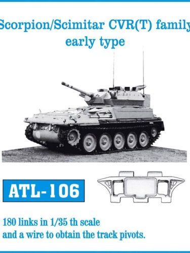 Friulmodel Tracks for Scorpion/Scimitar CVR (T) family early t 1:35 (ATL-106)