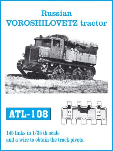 Friulmodel Tracks for Russian Voroshilovetz tractor 1:35 (ATL-108)