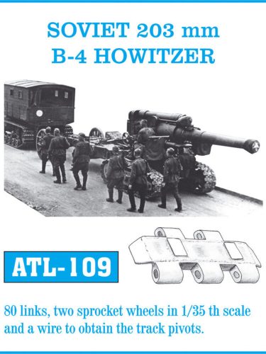 Friulmodel Tracks for Soviet 203mm B-4 Howitzer 1:35 (ATL-109)