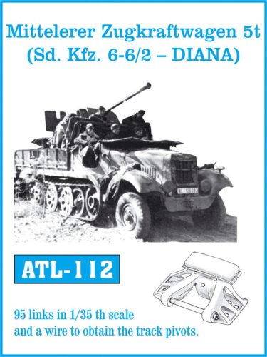 Friulmodel Tracks for Mitt. Zugkraftwagen 5t (Sd.Kfz.6-6/2-D.) 1:35 (ATL-112)