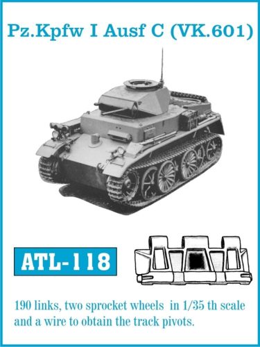 Friulmodel Tracks for Pz.Kpfw I Ausf C (VK.601) 1:35 (ATL-118)