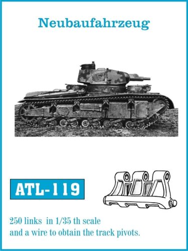 Friulmodel Tracks for Neubaufahrzeug 1:35 (ATL-119)