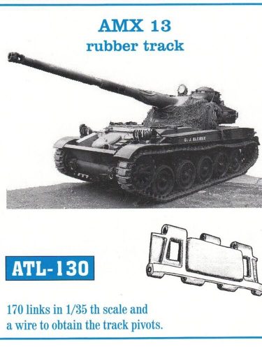 Friulmodel Tracks for AMX 13 rubber track 1:35 (ATL-130)