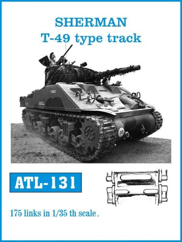 Friulmodel Tracks for SHERMAN T-49 type track 1:35 (ATL-131)