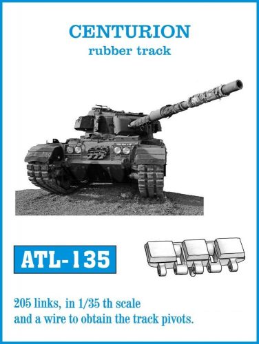 Friulmodel Tracks for CENTURION rubber track 1:35 (ATL-135)