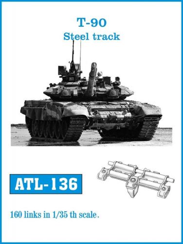 Friulmodel Tracks for T-90 Steel track 1:35 (ATL-136)