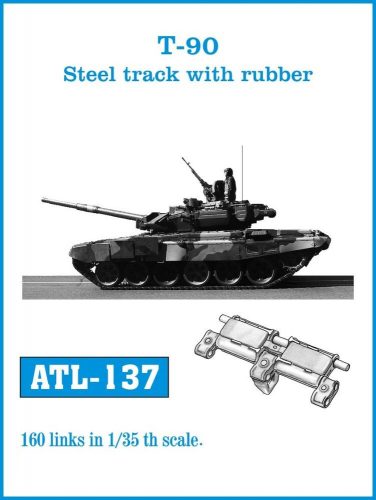 Friulmodel Tracks for T-90 Steel track with rubber 1:35 (ATL-137)