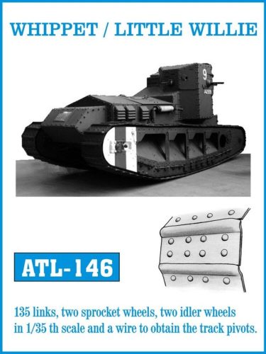 Friulmodel Tracks for WHIPPET /LITTLE WILLIE 1:35 (ATL-146)