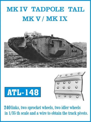 Friulmodel Tracks for MK IV TADPOLE TAIL MK V / MK IX 1:35 (ATL-148)