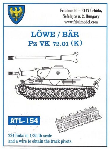 Friulmodel Tracks for LÖWE / BÄR 1:35 (ATL-154)