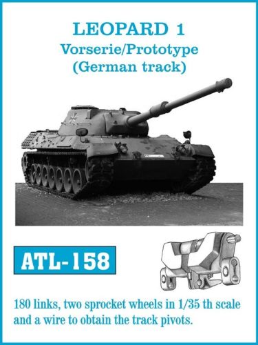 Friulmodel Tracks for LEOPARD 1 Vorserie/Prototype (German track) 1:35 (ATL-158)