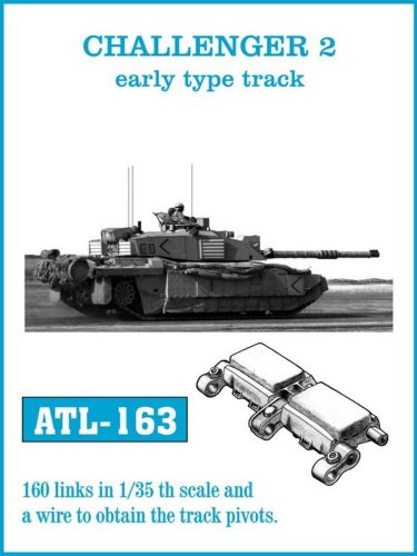 Friulmodel Tracks for CHALLENGER 2 early type track 1:35 (ATL-163)