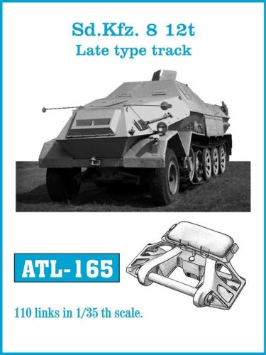 Friulmodel Tracks for Sd.Kfz. 8 12t Late type track 1:35 (ATL-165)