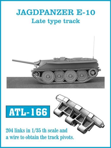 Friulmodel Tracks for JAGDPANZER E-10 Late type track 1:35 (ATL-166)