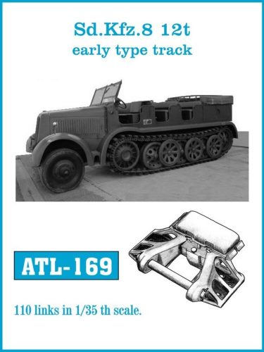 Friulmodel Tracks for Sd.Kfz.8 12t early type track 1:35 (ATL-169)