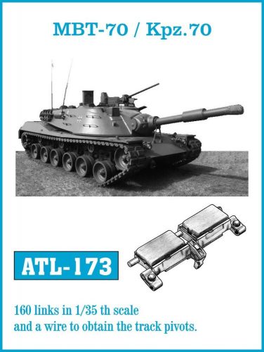 Friulmodel Tracks for MBT-70 / Kpz.70 1:35 (ATL-173)