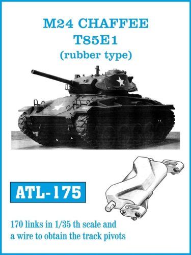 Friulmodel Tracks for M24 CHAFFEE T85E1 (rubber type) 1:35 (ATL-175)