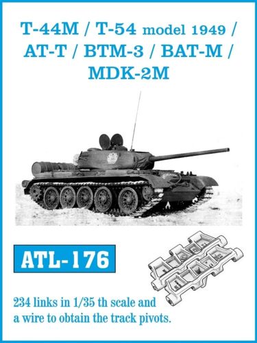 Friulmodel Tracks for T-44M /T-54 model 1949/ AT-T/ BTM-3/ BAT-M/ MDK-2M 1:35 (ATL-176)