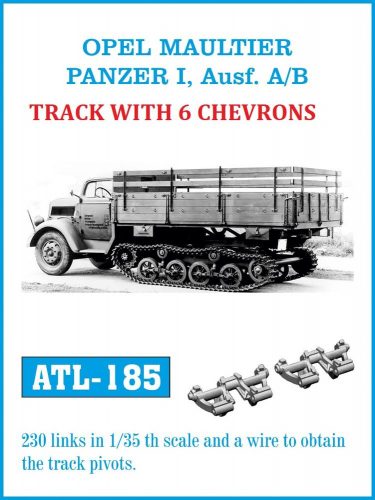 Friulmodel Tracks for OPEL MAULTIER / PANZER I. Ausf. A/B 1:35 (ATL-185)