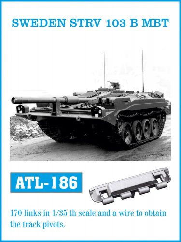 Friulmodel Tracks for SWEDEN STRV 103 B MBT 1:35 (ATL-186)