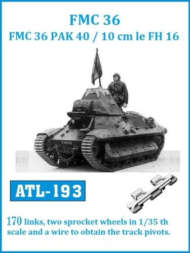 Friulmodel Tracks for FCM 36 / FCM 36 PAK 40 / 10 cm le FH 16 1:35 (ATL-193)