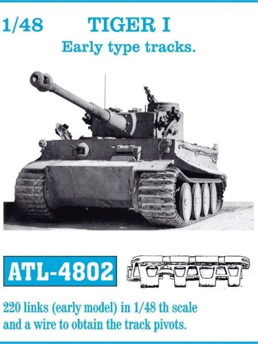 Friulmodel Tracks for Tiger I early Type 1:48 (ATL-4802)