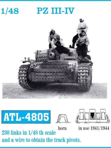 Friulmodel Tracks for PZ III - IV 1941/1944 1:48 (ATL-4805)