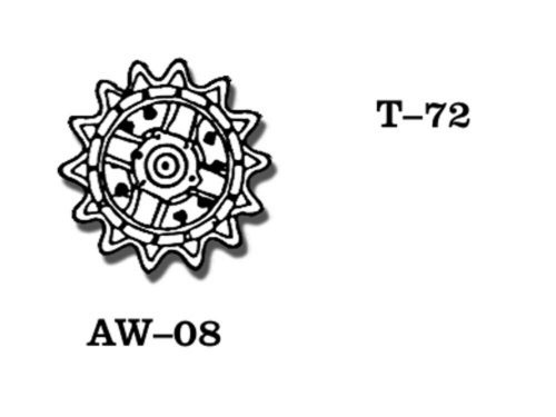 Friulmodel Tracks for T 72 1:35 (AW-08)