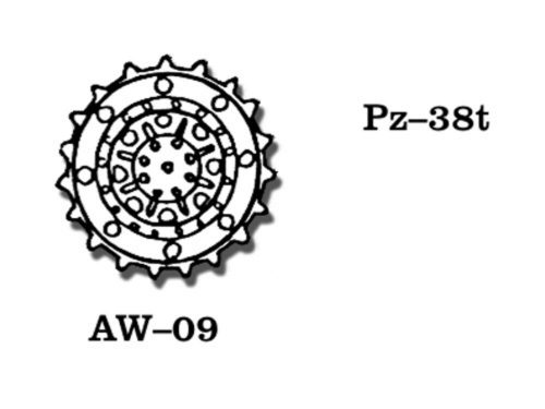 Friulmodel Tracks for Pz 38 (t) 1:35 (AW-09)