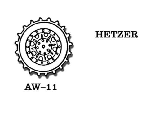 Friulmodel Tracks for Jagdpanzer Hetzer 1:35 (AW-11)