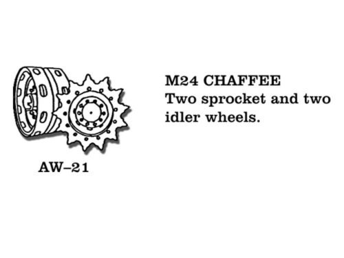 Friulmodel Tracks for M24 Chaffee 1:35 (AW-21)