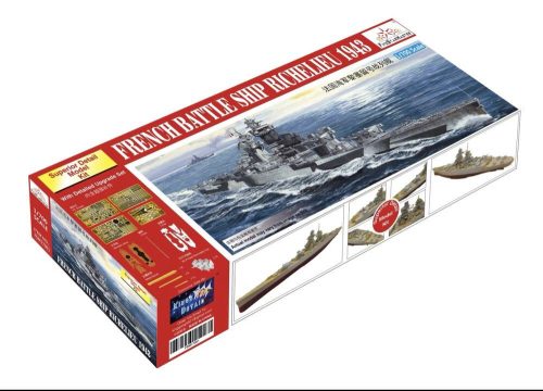 Five Star Master French Richelieu 1943 Superior Detail Kit 1:700 (FSM17001)