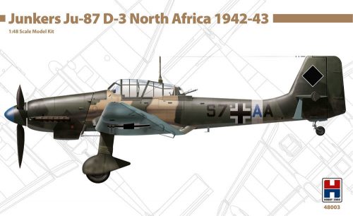 Hobby 2000 Junkers Ju-87 D-3 North Africa 1942-43 - NEW 1:48 (48003)