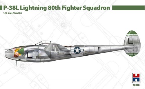 Hobby 2000 P-38L Lightning 80th Fighter Squadron 1:48 (48028)