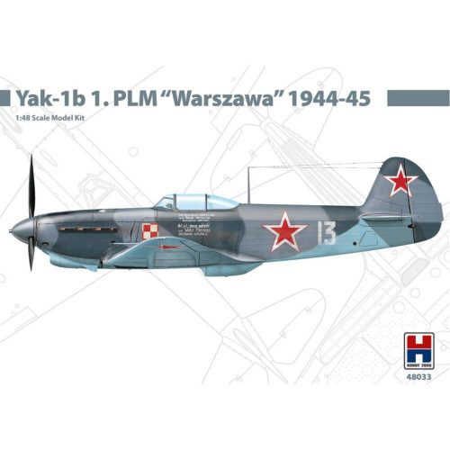 Hobby 2000 Yak-1b 1. PLM Warszawa 1944-45 1:48 (H2K48033)