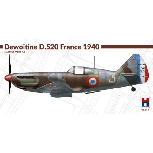 Hobby 2000 Dewoitine D.520 France 1940 1:72 (H2K72025)