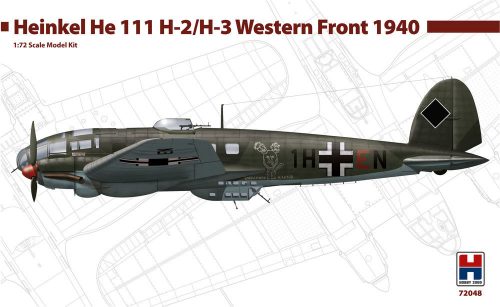 Hobby 2000 Heinkel He-111 H-2/H-3 Western Front 1940 - NEW 1:72 (72048)