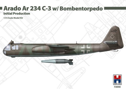 Hobby 2000 Arado Ar 234 C-3 w/ Bombentorpedo Initial Production 1:72 (72050)