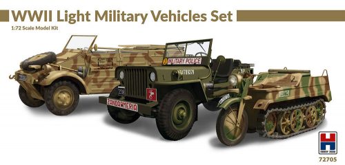 Hobby 2000 WWII Light Military Vehicles Set 1:72 (72705)