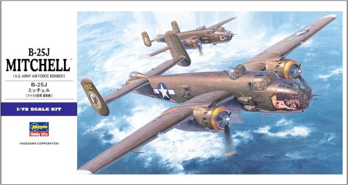 Hasegawa E16 B-25J Mitchell USAF Bomber 1:72