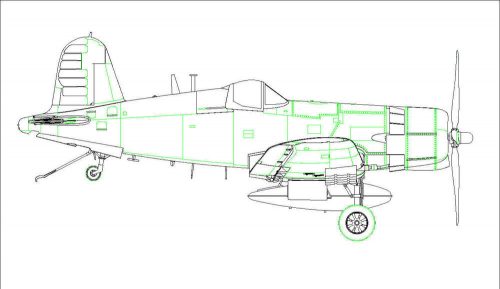 Hobby Boss F4U-7 Corsair FRENCH NAVY 1:48 (80392)