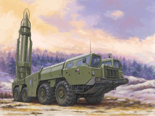 Hobby Boss Soviet(9P117M1) Launcher w. R17 Rocket of 9K72 Missile Complex Elbrus(Scud B) 1:72 (82939)