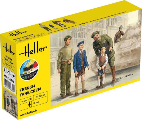 Heller STARTER KIT French Tank Crew 1:35 (35323)